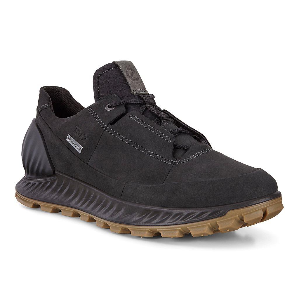 Ecco Exostrike Mens Gore Tex Shoes In Black Sale - India QNW-640137